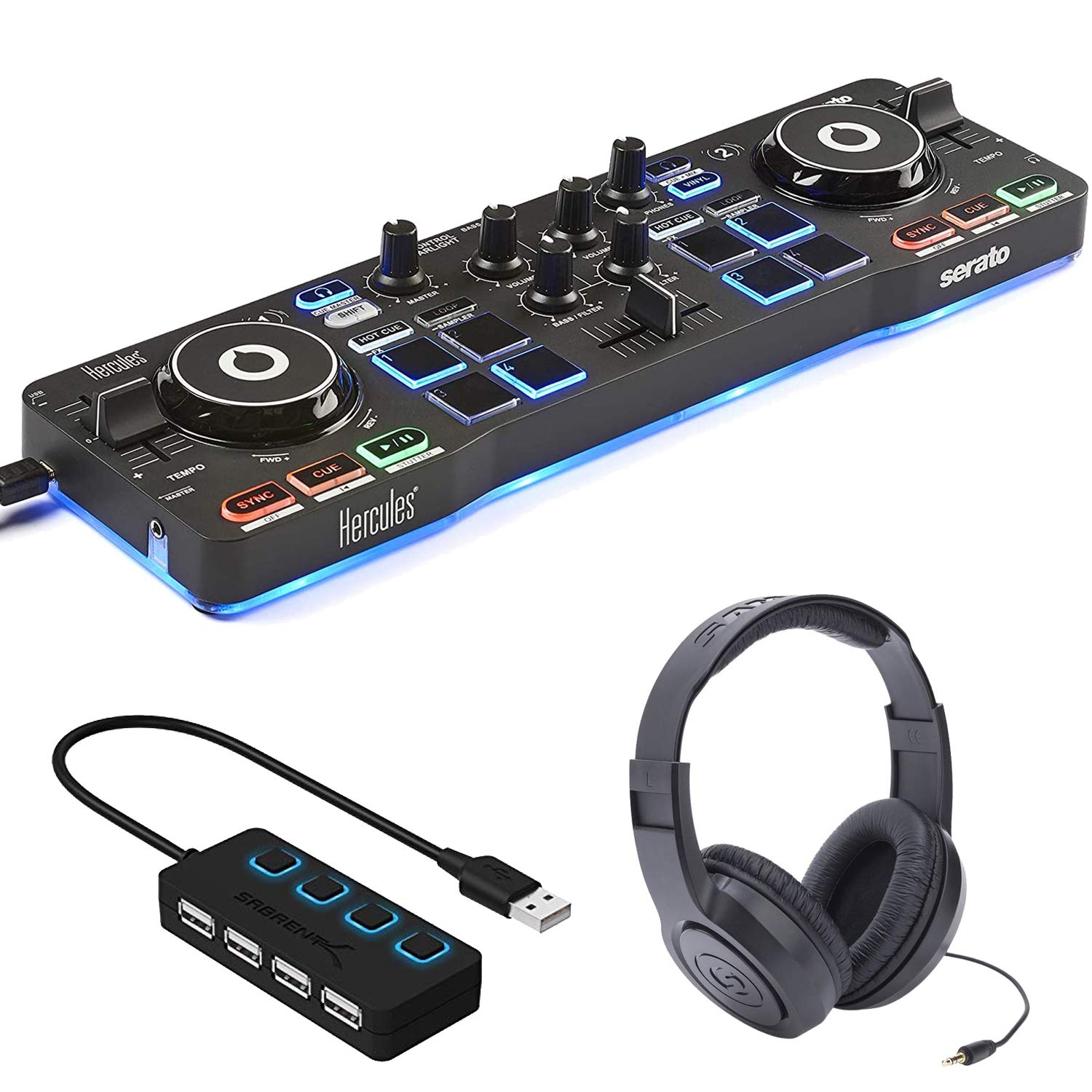 Hercules DJ Control Starlight - DJ Software Controller with Serato